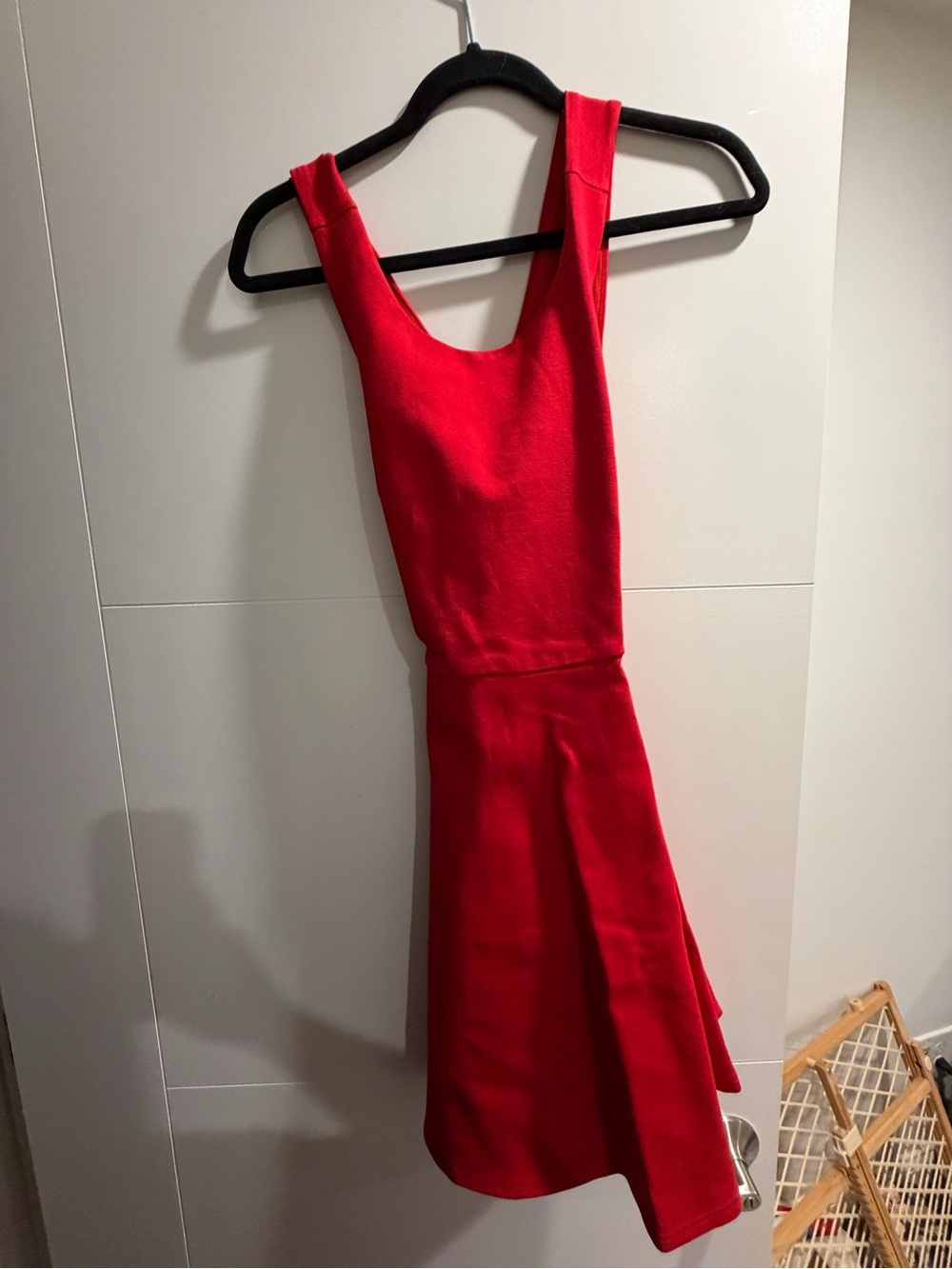 Francesca's Collections Red Sleeveless Mini Dress